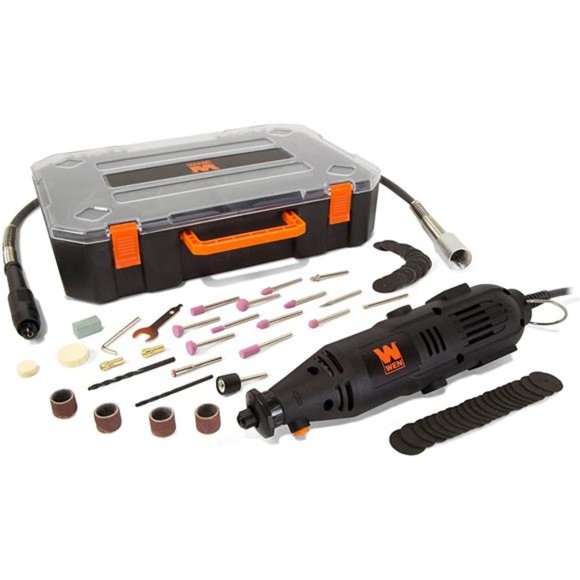 1-Amp Variable Speed Rotary Tool with 100+ Accessories,Carrying Case &Flex Shaft - Picture 1 of 7
